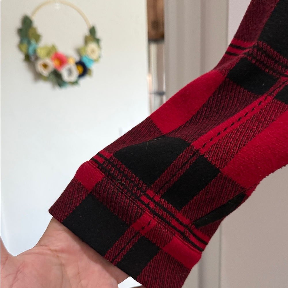 Soft Surroundings Buffalo check Plaid tunic- super cozy! - Picture 5 of 7